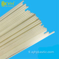 9mm Beige Plastic ABS Rod